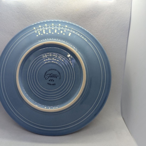 Fiestaware Post 86 retired color  Periwinkle Classic Rim 7 1/4 Inch Salad Plate - Picture 3 of 3
